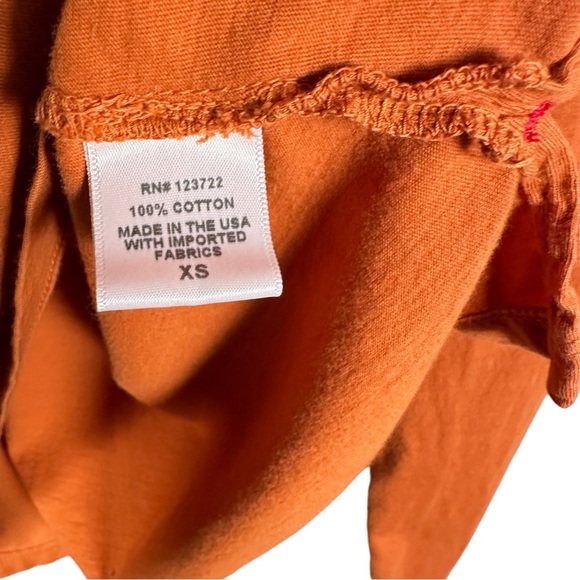 XIRENA Aidyn Long Sleeve Cotton Henley in rust - Picture 6 of 8